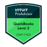 Intuit QuickBooks Certification Level 2 Badge